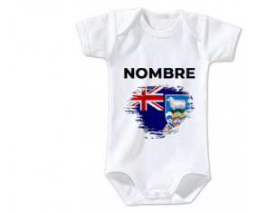 Bodies cepillo Baby Flag afectan a las Islas Malvinas con nombre