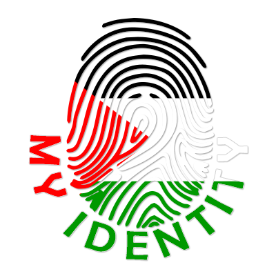 Huella My Identity Estado de Palestina, un diseño único para productos de bebé que celebra la identidad y la pertenencia.