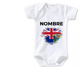 Bodies Baby Flag Brush Effect Islas Pitcairn con nombre