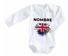 Bodies Baby Flag Brush Effect Islas Pitcairn con nombre