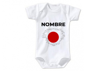 Bodies baby flag brush efecto Japón con nombre