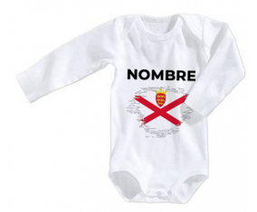 Bodies Baby Flag Brush Effect Island en Jersey con nombre