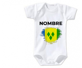 Bodies Baby Flag Brush Effect St. Vincent and the Grenadines con nombre