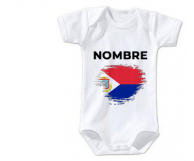 Bodies baby flag efecto cepillo Sint Maarten con nombre