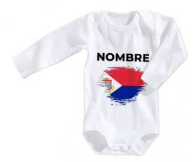 Bodies baby flag efecto cepillo Sint Maarten con nombre