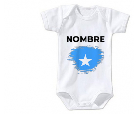 Bodies efecto de la bandera del bebé cepilla Somalia con nombre