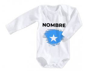 Bodies efecto de la bandera del bebé cepilla Somalia con nombre