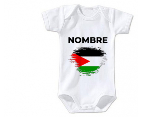 Bodies la bandera del bebé efecto cepillo estado de Palestina con nombre