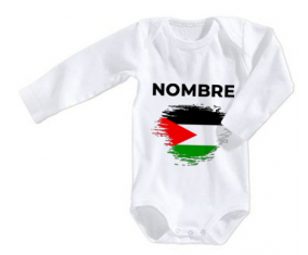 Bodies la bandera del bebé efecto cepillo estado de Palestina con nombre