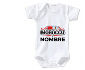 Bodies bebé marruecos diseño con nombre