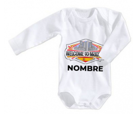 Bodies para bebé Welcome to Madrid con nombre