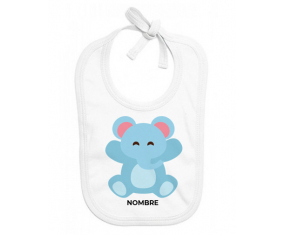 Estilo elefante 4 - nombre: Babero para bebé