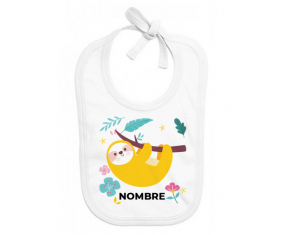 Estilo árbol perezoso 2 - nombre: Babero para bebé