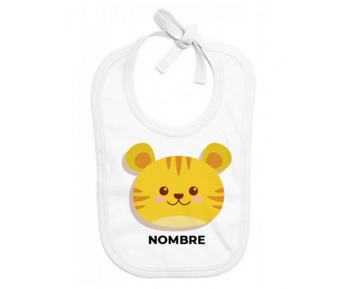 Tiger style 3 - nombre: Babero para bebé