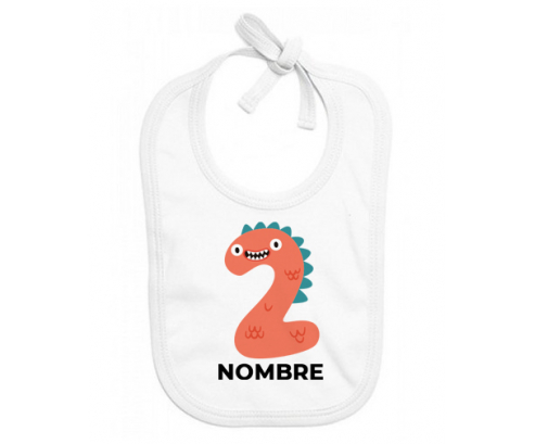 Estilo de dos años 1 - nombre: Babero para bebé