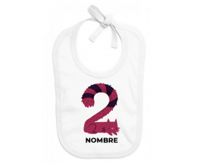 Estilo de dos años 4 - nombre: Babero para bebé