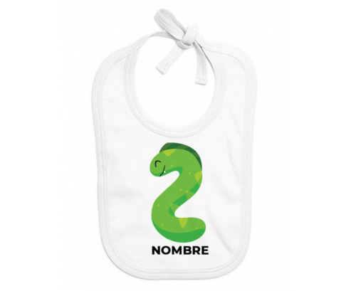 Cumpleaños de 5 años de edad - nombre: Babero para bebé