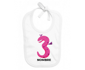 Estilo de niño de tres años de 5 años - nombre: Babero para bebé