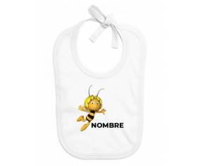 Maya la abeja con nombre: Babero para bebé