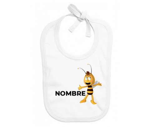 Willy la abeja con nombre: Babero para bebé