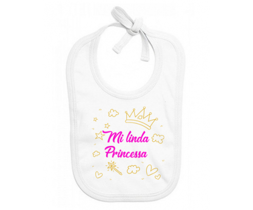 Mi bonito diseño principeso-2: Babero para bebé