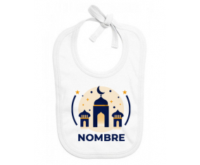 Islam burlado con nombre de diseño-1: Babero para bebé
