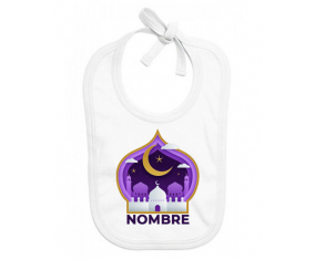 Islam burlado con nombre de diseño-4: Babero para bebé