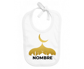 Islam burlado con nombre de diseño-6: Babero para bebé