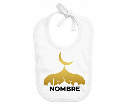 Islam burlado con nombre de diseño-6: Babero para bebé