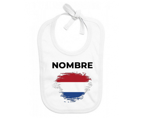 Bandera del pincel de San Eustaquio con nombre: Babero para bebé