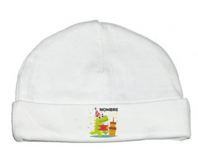 Feliz cumpleaños estilo 3 - nombre: Gorro para Bebé