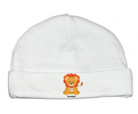 Estilo León 3 - nombre: Gorro para Bebé