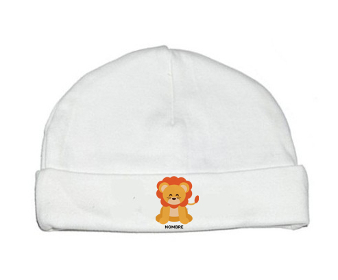 Estilo León 3 - nombre: Gorro para Bebé