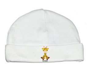 Giraffe style 4 - nombre: Gorro para Bebé