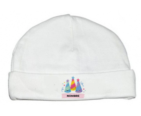 Estilo de fiesta de cumpleaños 3 - nombre: Gorro para Bebé