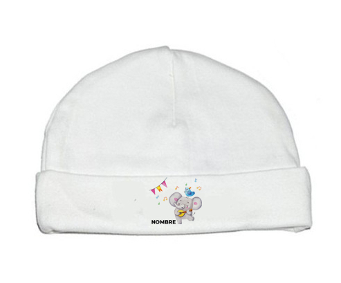 Fiesta de elefantes - nombre: Gorro para Bebé