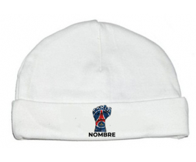 Fuerza Paris saint-germain + nombre : Gorro Bebé