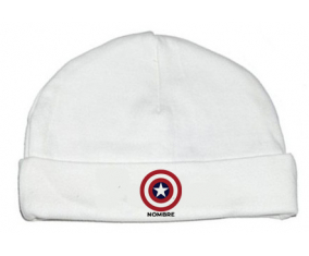 Capitán América - nombre: Gorro para Bebé