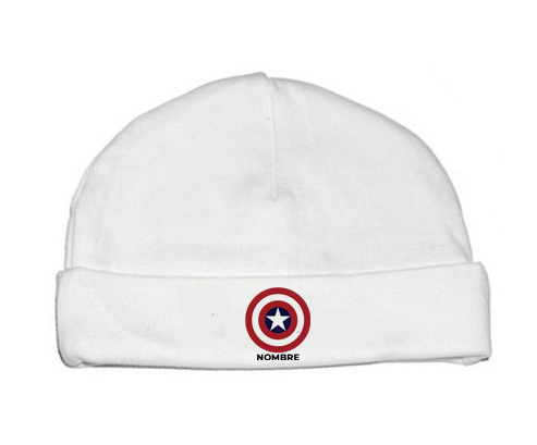 Capitán América - nombre: Gorro para Bebé