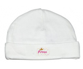 Corona amarilla princesa: Gorro para Bebé