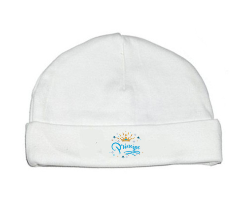 Diseño de príncipe estrella de la corona amarilla-2: Gorro para Bebé