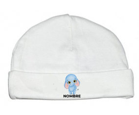 Elefante bebé con nombre: Gorro para Bebé