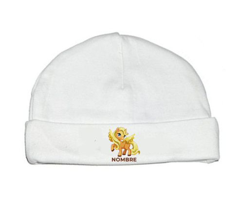 My Little Pony Applejack con nombre: Gorro para Bebé