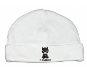 Diseño del logotipo de Batman kids-2 con nombre: Gorro para Bebé