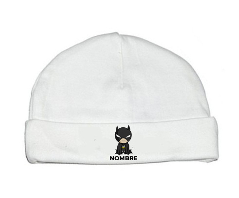 Diseño del logotipo de Batman kids-2 con nombre: Gorro para Bebé