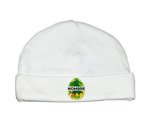 diseño-7 Huevo de Pascua con Nombre: Gorro para Bebé
