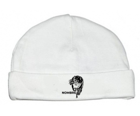 Diseño de Jesucristo-1 con nombre: Gorro para Bebé