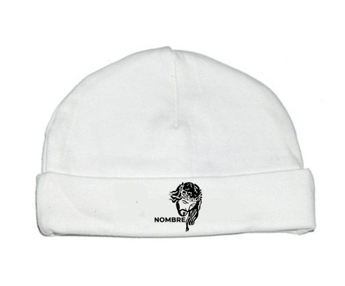 Diseño de Jesucristo-1 con nombre: Gorro para Bebé