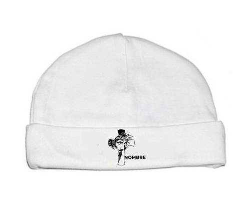 Diseño de Jesucristo-3 con nombre: Gorro para Bebé