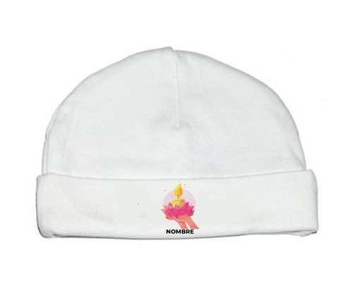 Feliz día vesak con nombre: Gorro para Bebé